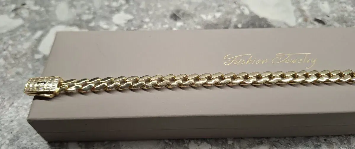 Zlaty náramok 11.48g. 21cm ZLATO 585, 14 karatov