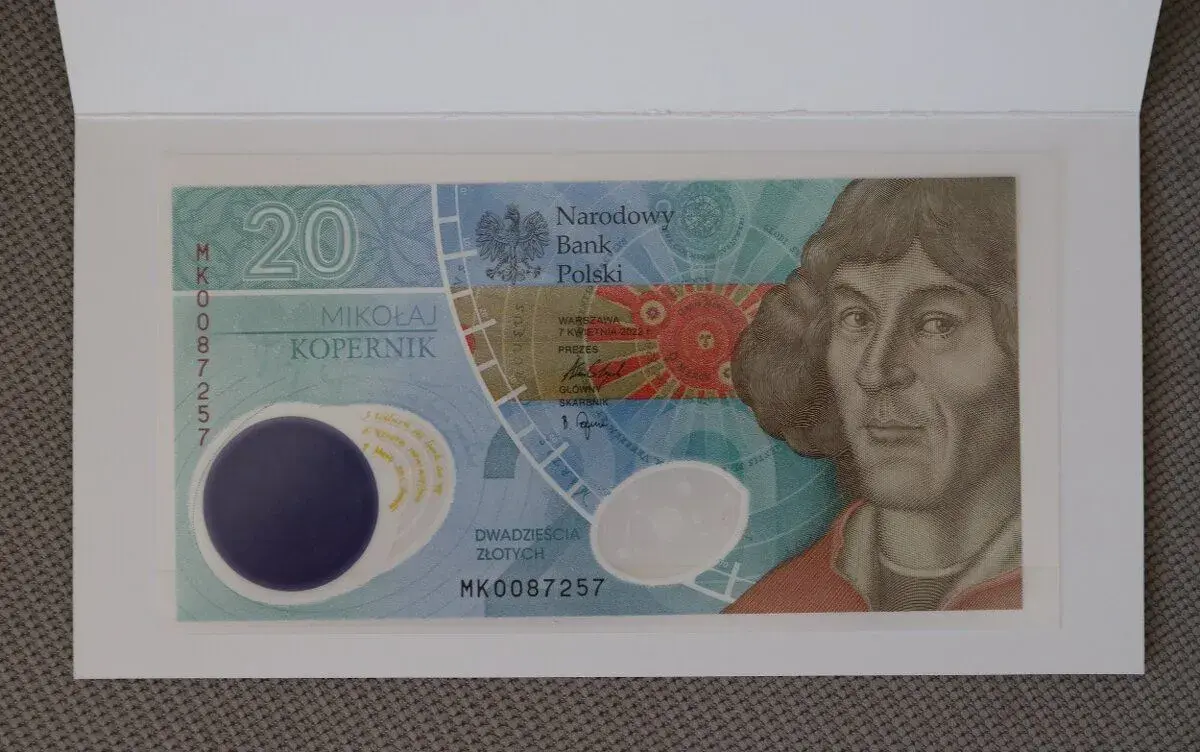 Výročná bankovka Poľsko (Kopernik)