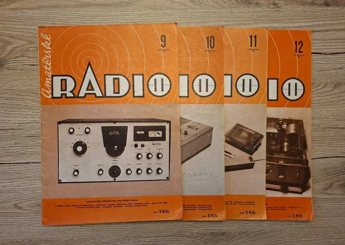Časopisy Amatérske rádio.