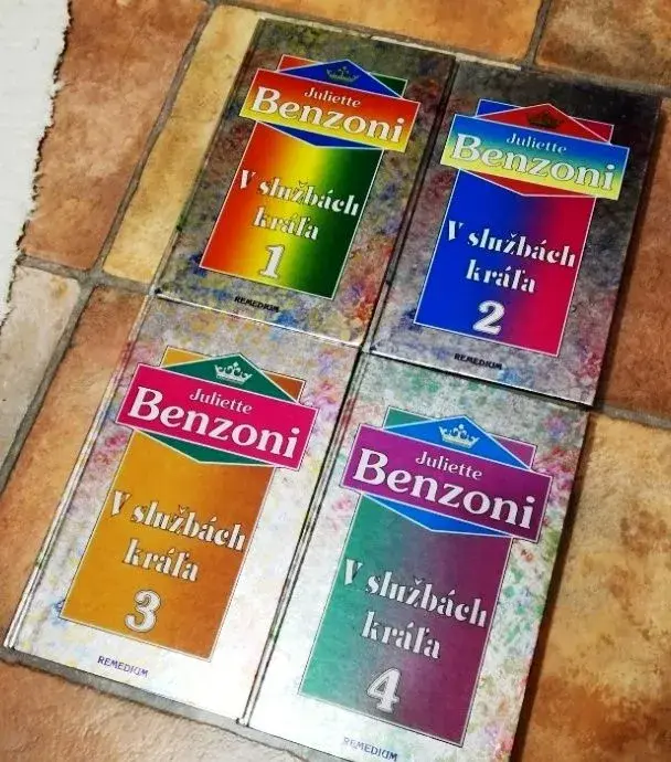 Benzoniová- V službách kráľa 1-4 komplet za 16 €
