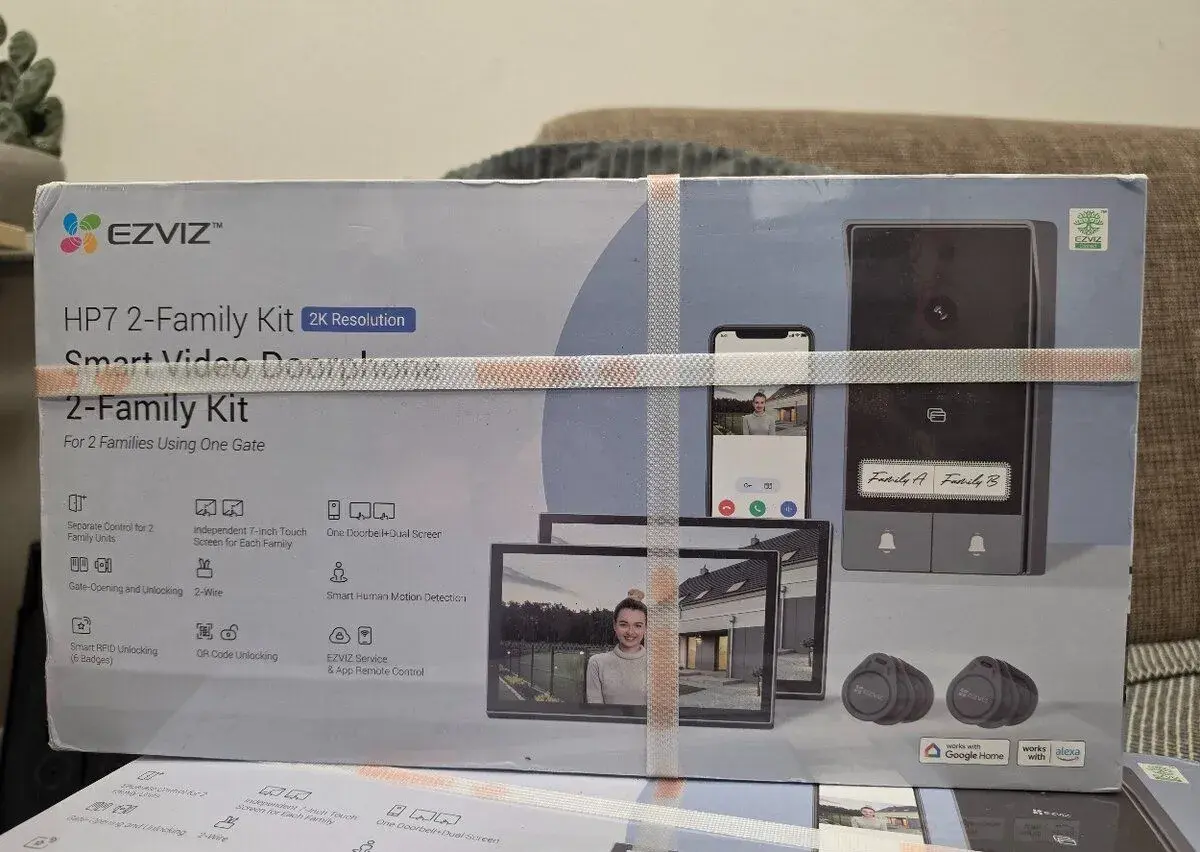 Ezviz HP7 2-Family Kit 2K Google Home Alexa