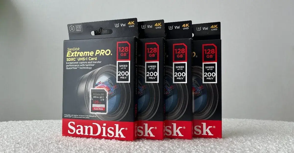 SanDisk Extreme PRO 128GB – 200 MB/s – NOVÁ