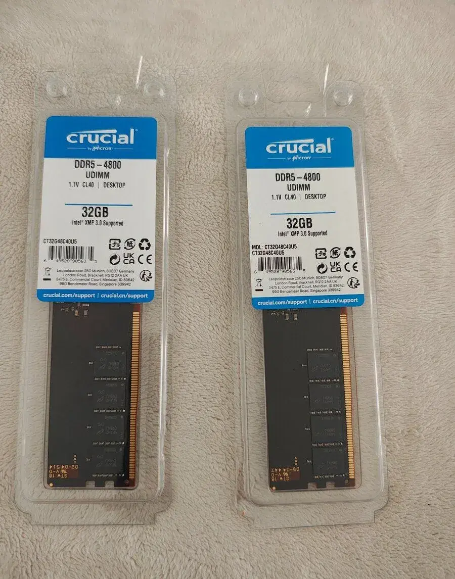 CRUCIAL DDR5-4800 UDIMM