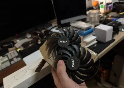 MSI RTX3070 ventilátory