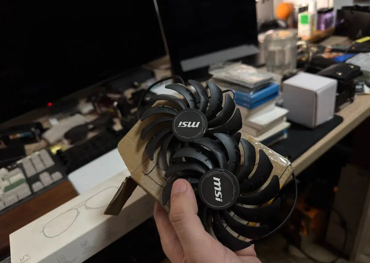 MSI RTX3070 ventilátory