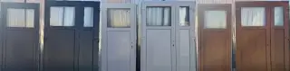 Vchodové dvere 1/3 sklo nepriehladne
