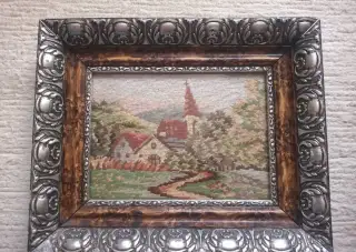 obraz-y vysivane 4 ks za 20 eur