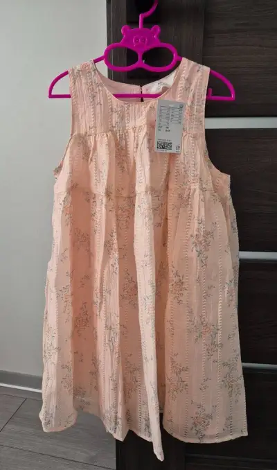 H&M letné šaty kvetinové č.116 Nové