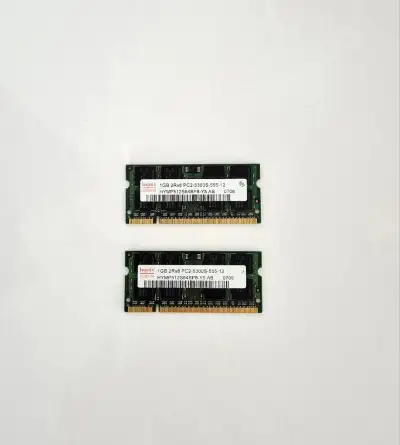 2x 1GB DDR2 RAM (Hynix)
