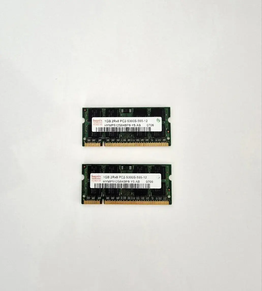 2x 1GB DDR2 RAM (Hynix)