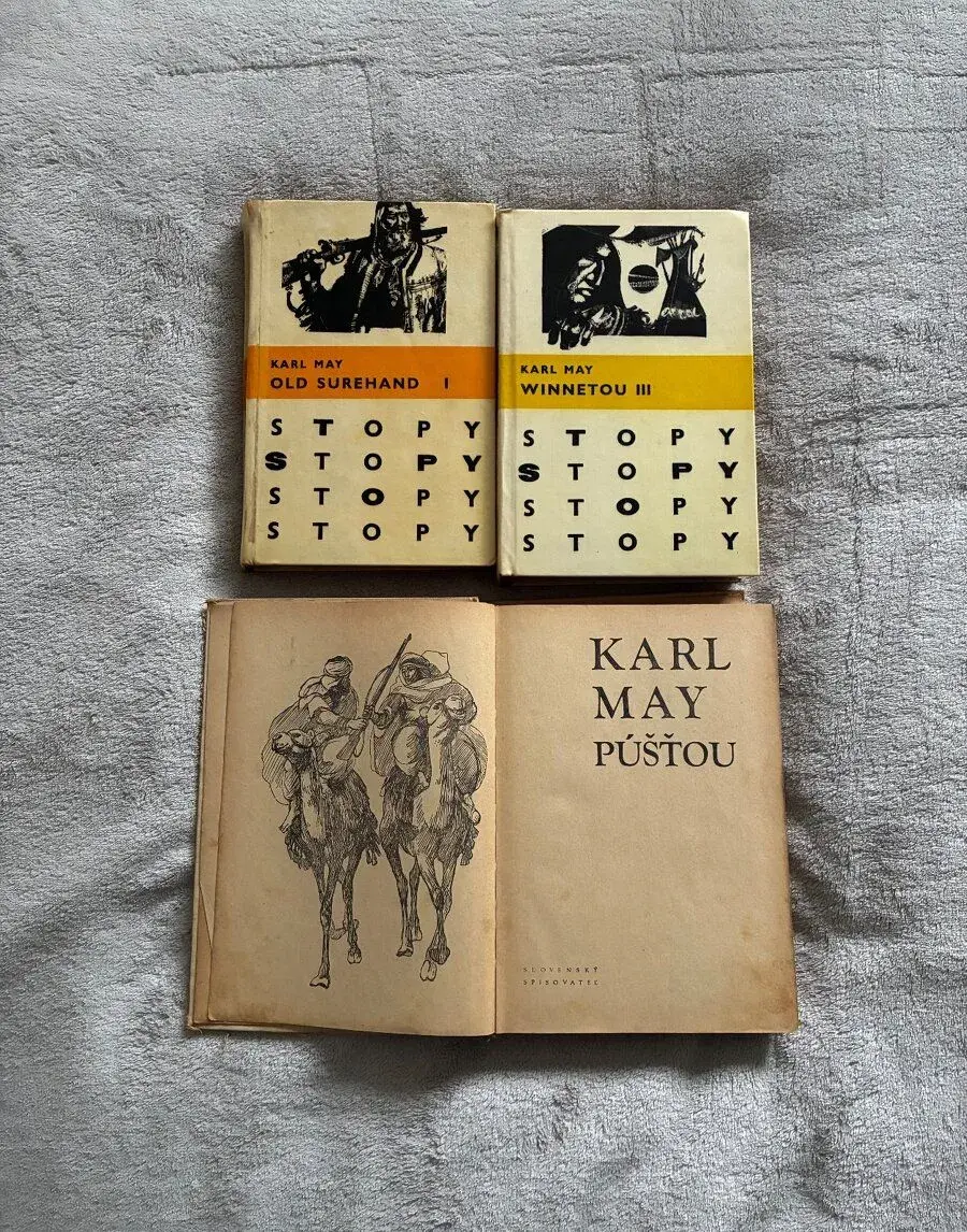 Knihy Karl May - edícia STOPY