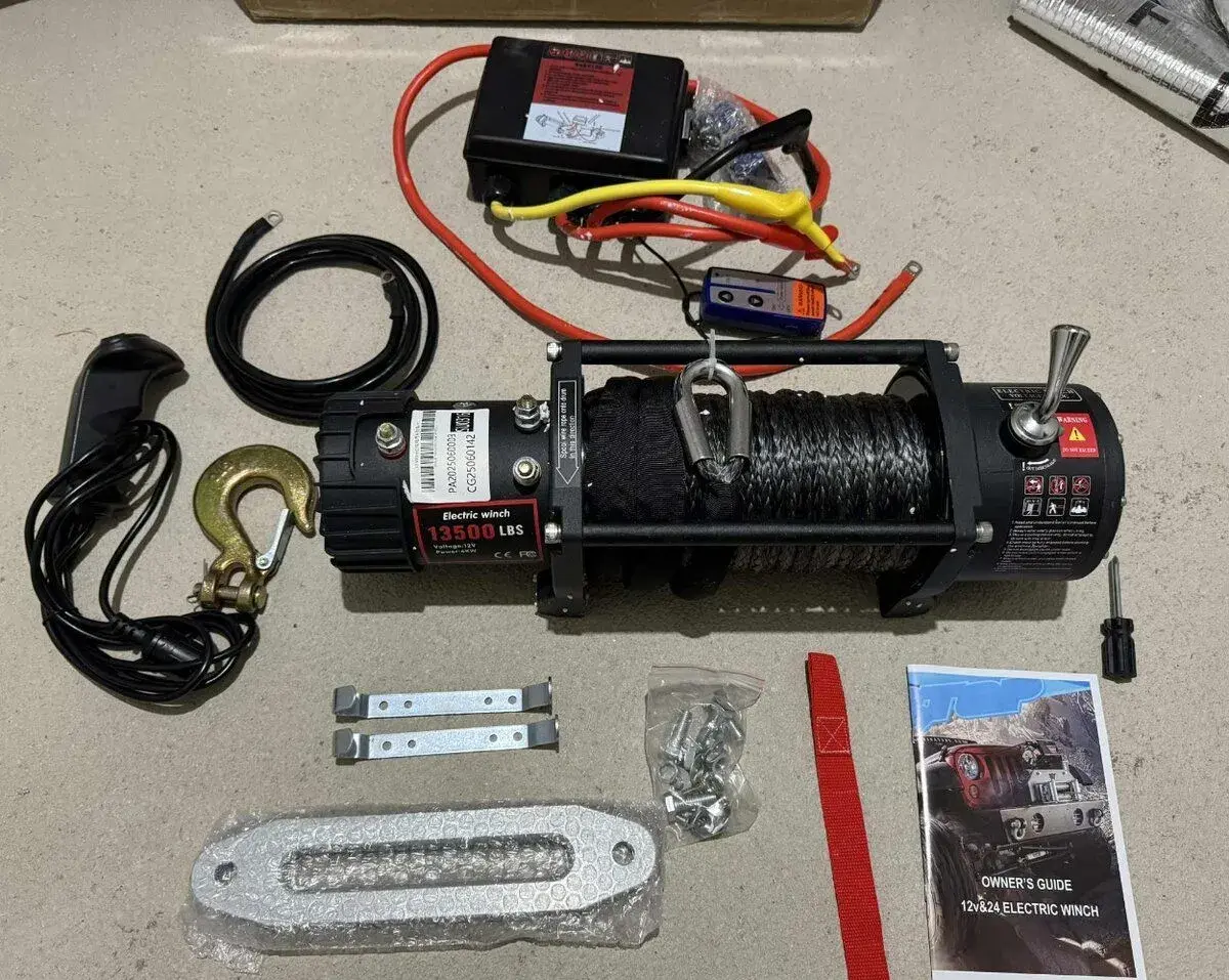 NOVÝ profi elektrický naviják VEVOR 12V 13500lbs