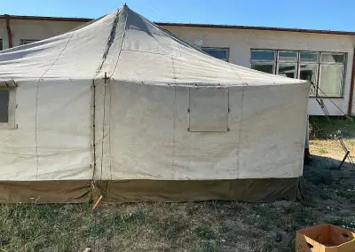 Vojensky stan S-65, 6x6m