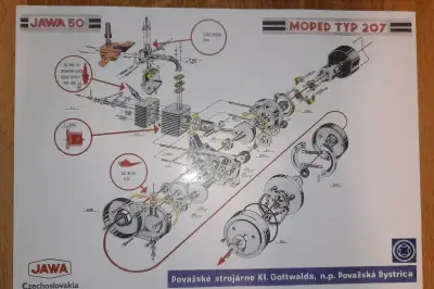 Plagát motor Babetta 207