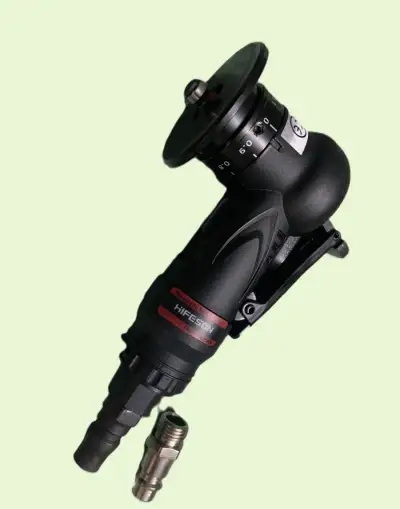 Odihlovacia pneumaticka pištol - až po 2x45° alebo R1,5mm