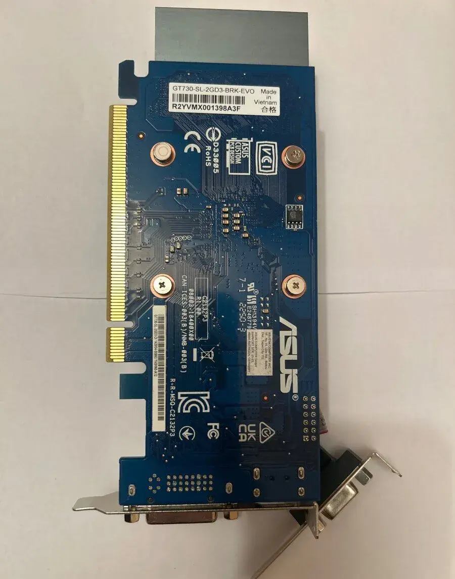 Grafická karta ASUS GeForce GT 730 EVO 2GB DDR3 (Pasívna / T