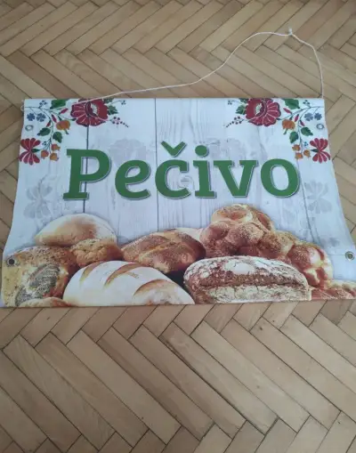 PVC reklamné bannery / plagáty - Pečivo, Mäso, Mlieko (3ks)