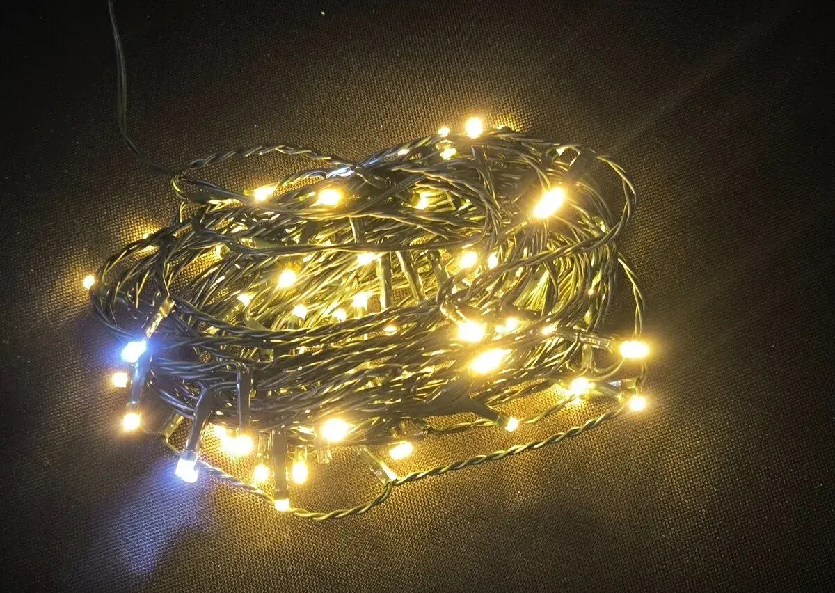 Vianočná LED trblietavá svetelná reťaz TDL100F