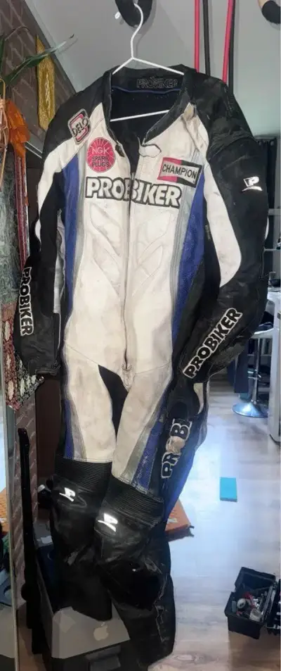 Kožena kombinéza probiker velkost 56