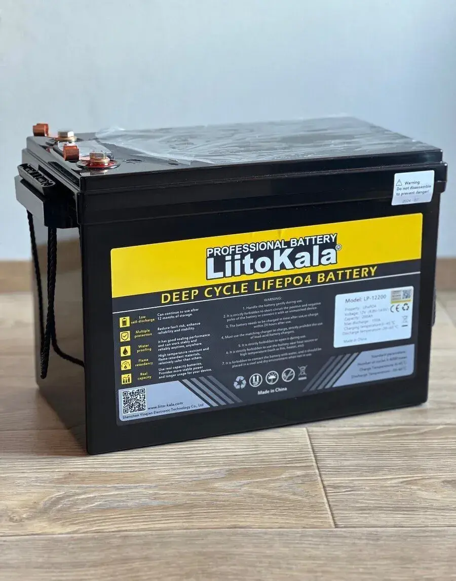 Lifepo4 Liitokala 12v 200Ah NOVÁ