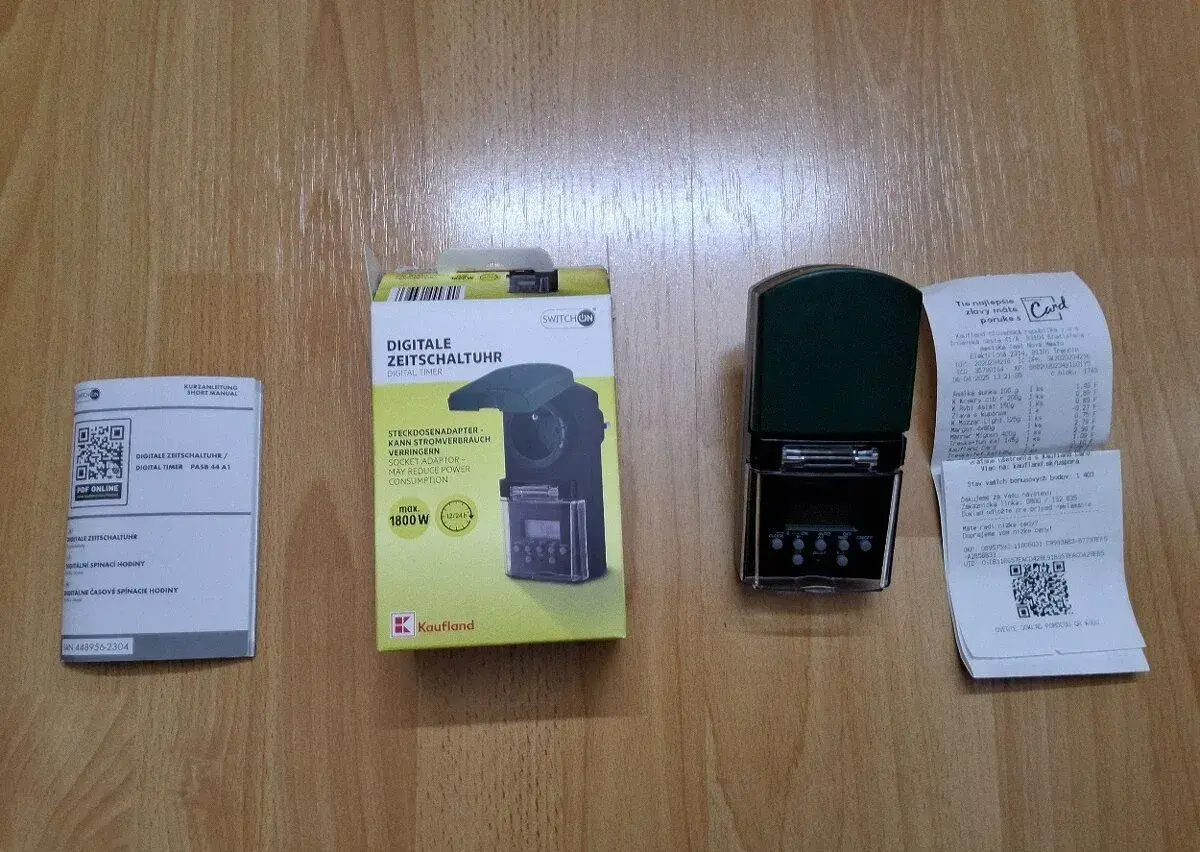 Elektrické digitálne spínacie hodiny / časovač