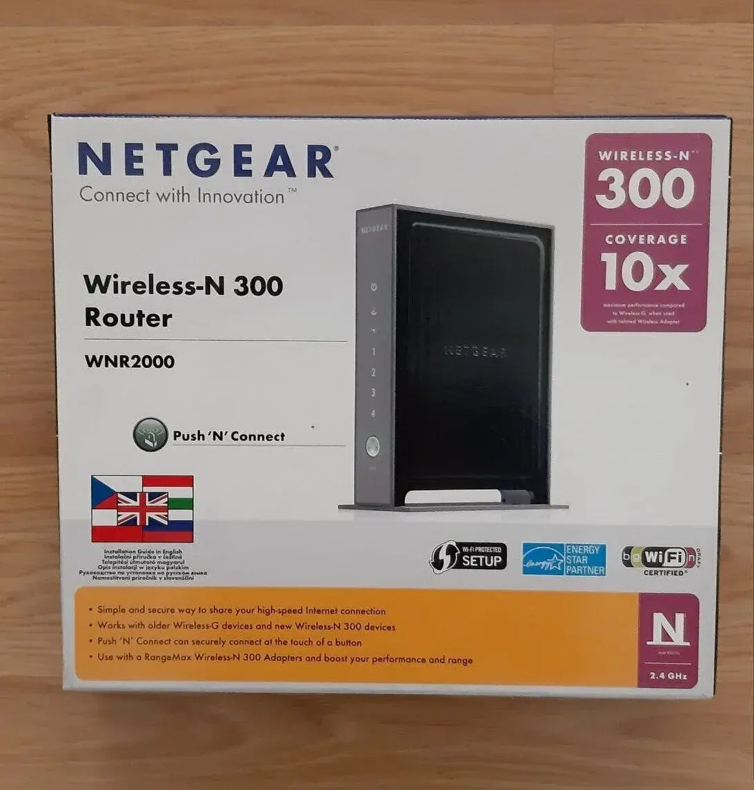 Wifi router Netgear so stojanom