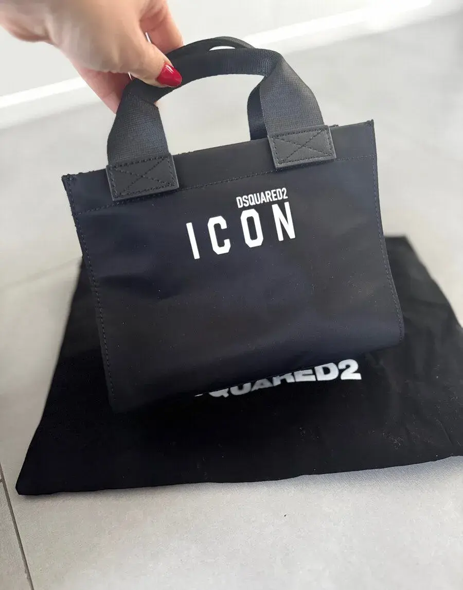 Dsquared2 Mini Shopping kabelka nero nová