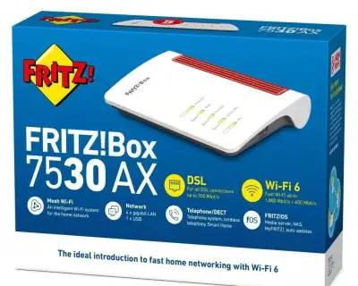 Fritz box 7530 Router s WiFi,