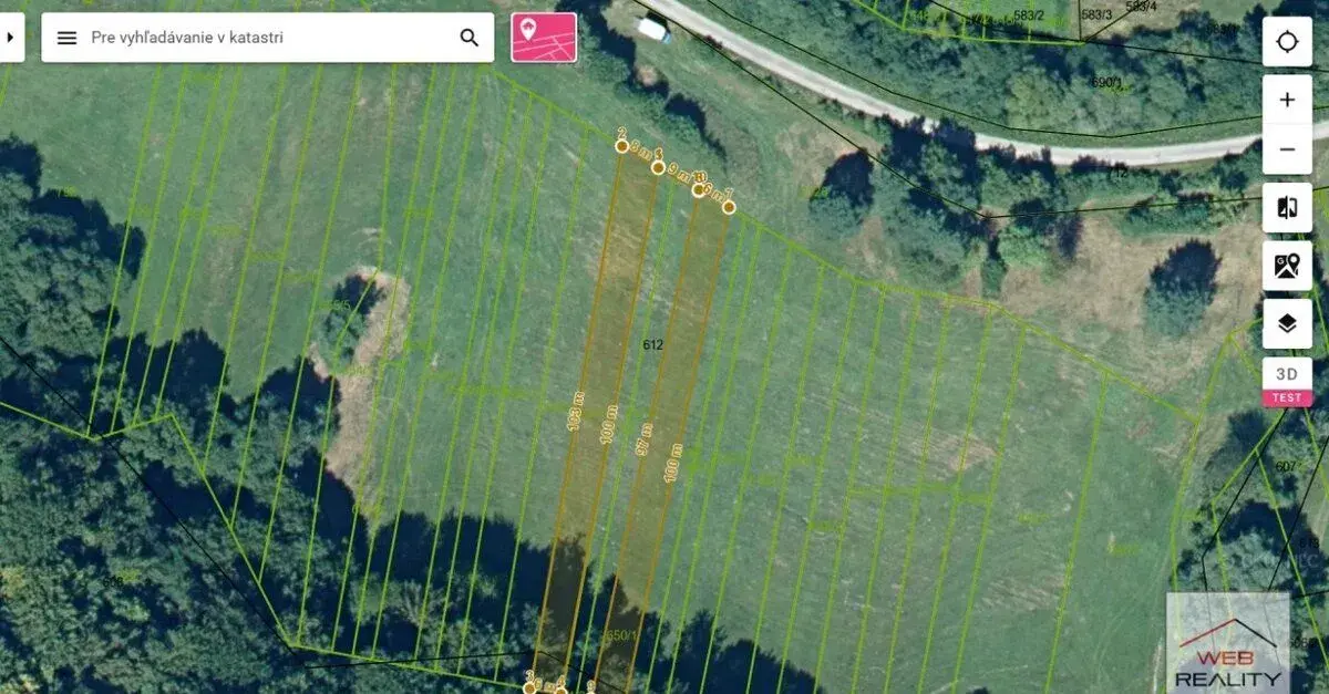 NA PREDAJ POZEMKY PRI LESE – STEBNÍK, OKRES BARDEJOV –1570M2