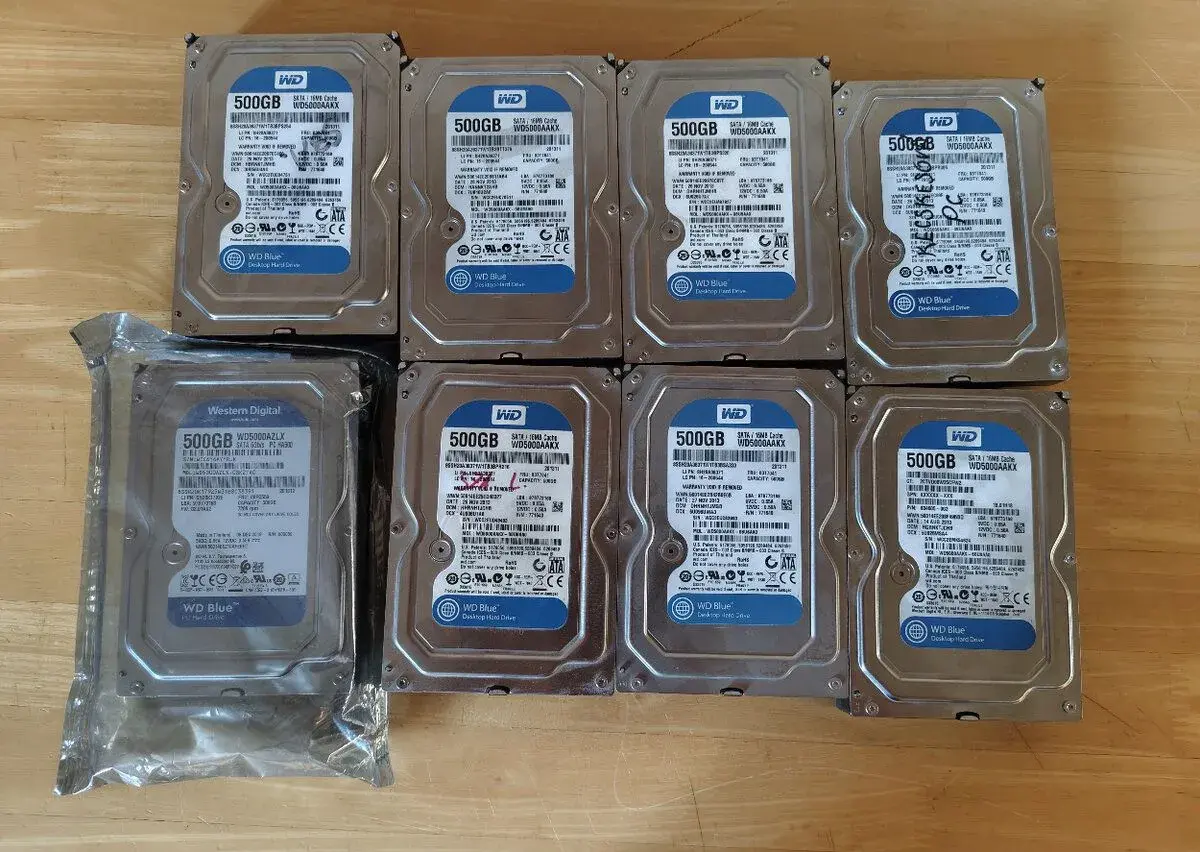 3.5" SATA 500GB, 750GB, 1TB a 2TB pevné disky