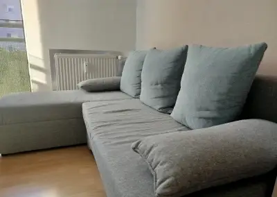 Rohový rozkladací gauč
