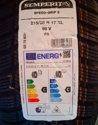 nové zimné pneumatiky 215/55 R 17