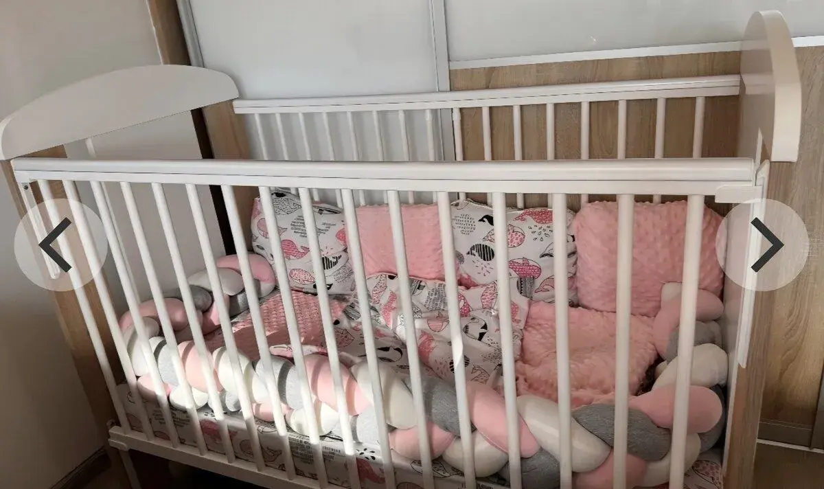 Postielka New Baby Medvedík štandard dub s matracom