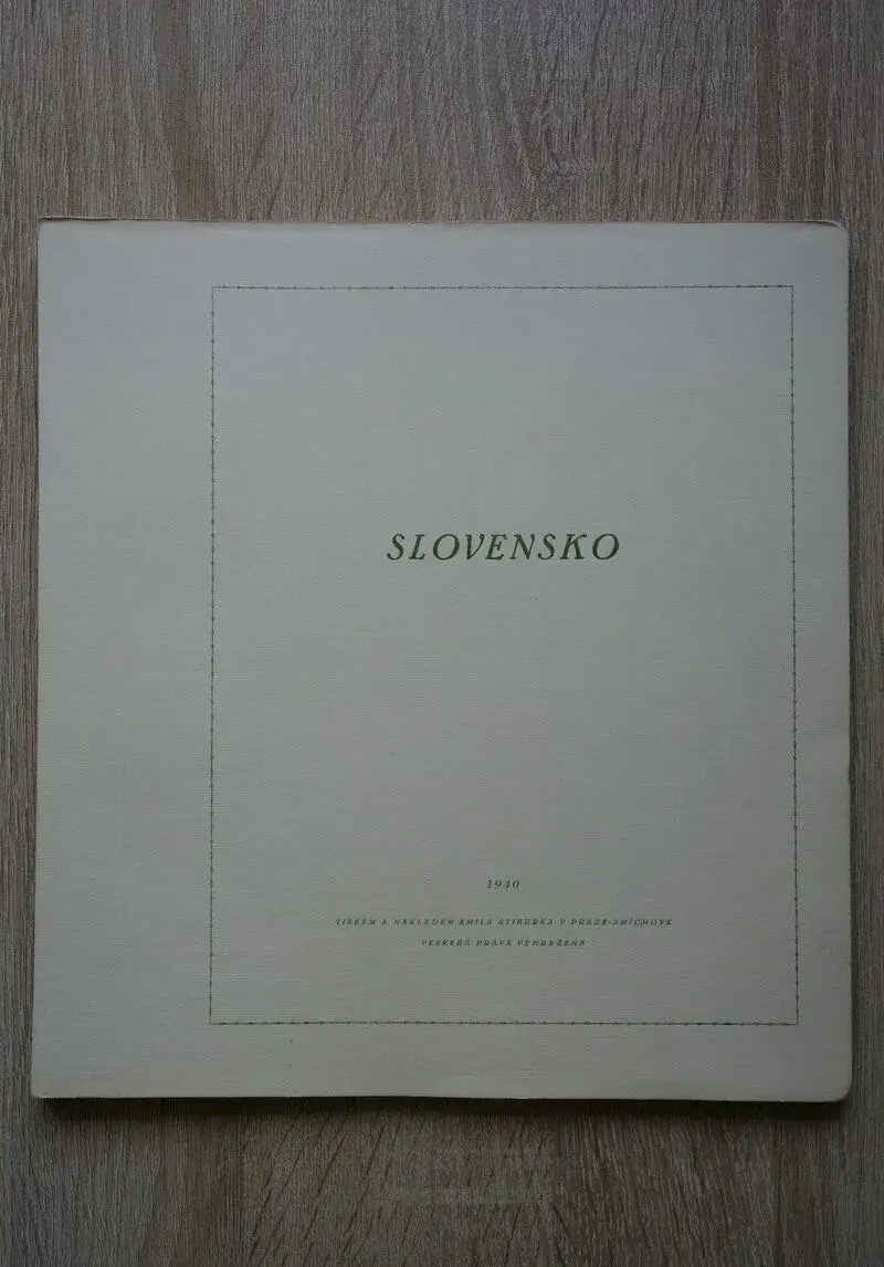 Albumové listy: Slovensko 1940