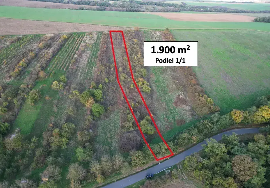 Trebušovce – 1.900 m2 Pozemok na CHATU / VINICU