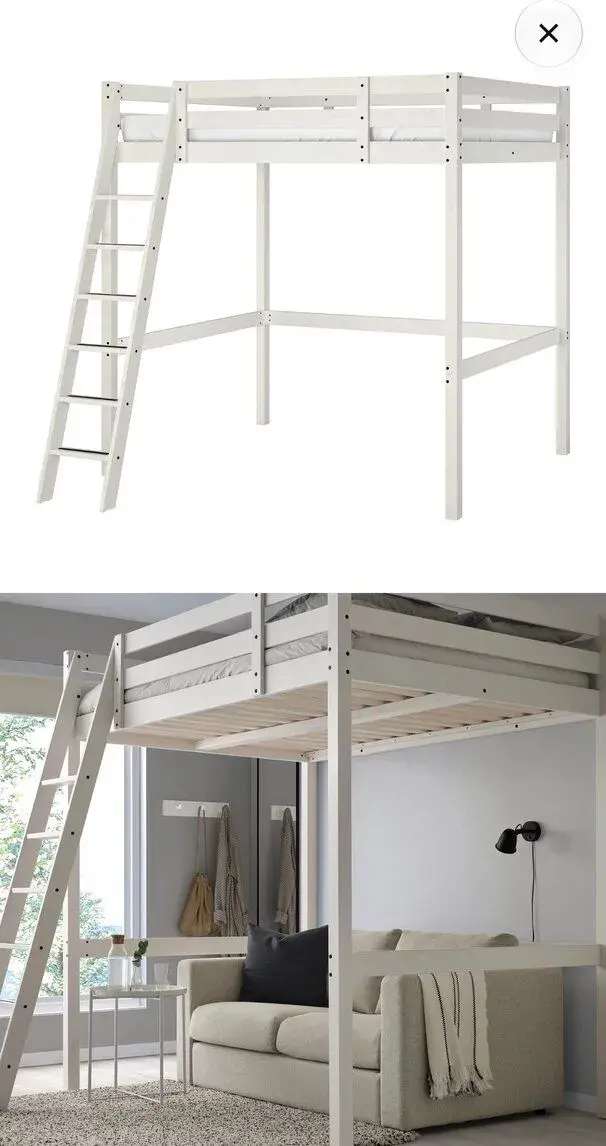 Vyvýšená posteľ IKEA