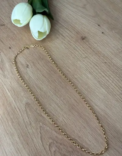 Elegantná dámska zlatá 14K retiazka