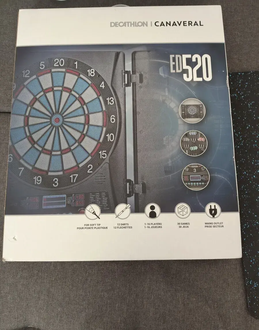 Elektronický terč Decathlon Canaveral ED520 + antivibračná p