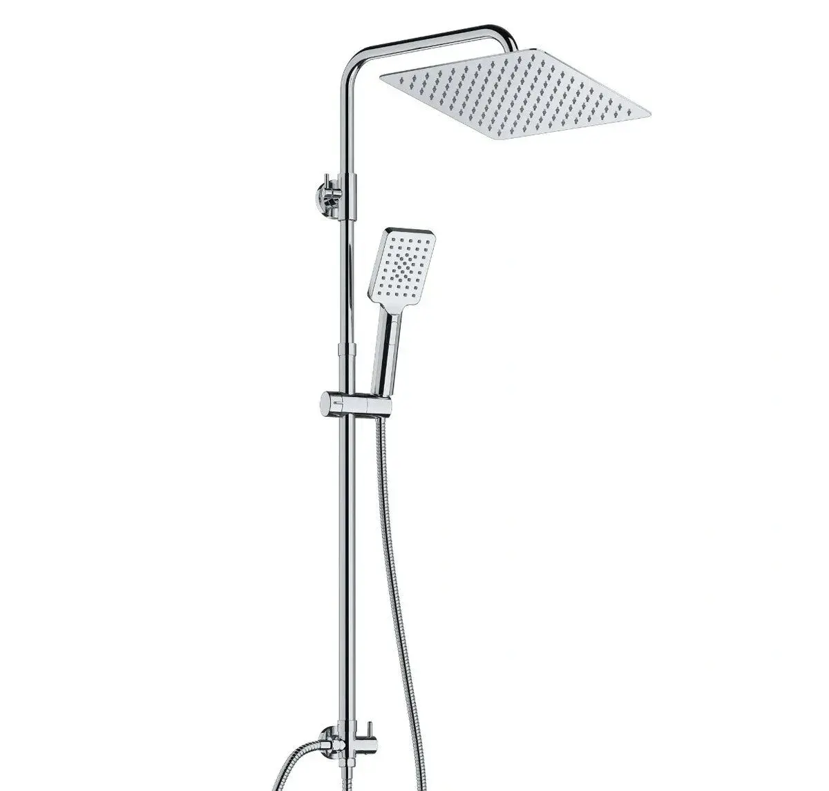 Sprchový set s dažďovou sprchou – chróm / JOHO