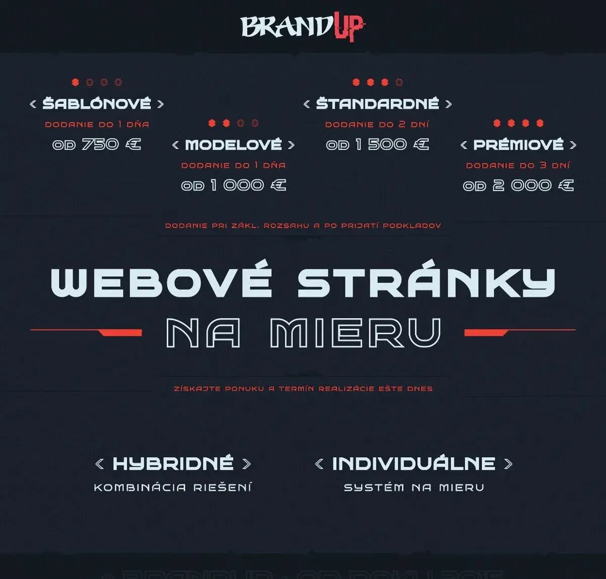 Tvorba webstránok na mieru – Freelancer
