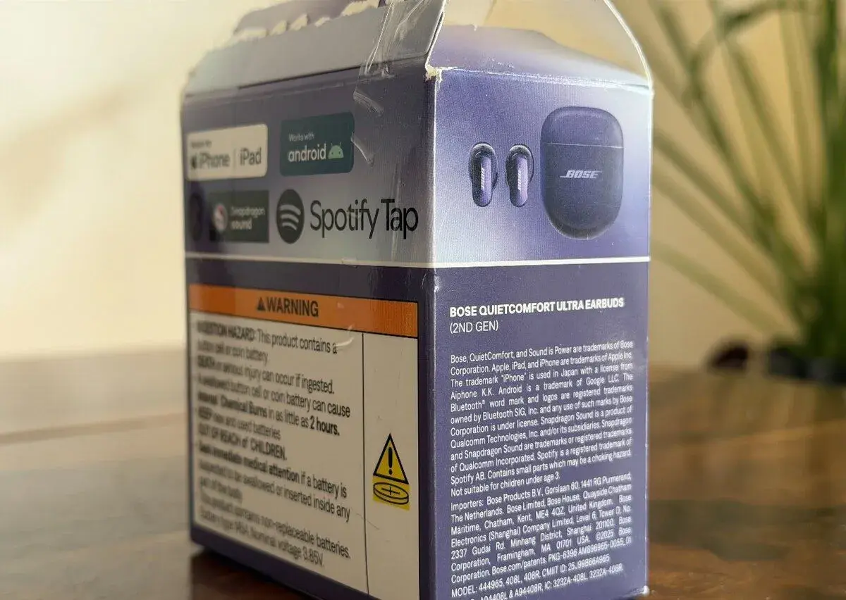Bose QuietComfort Ultra Earbuds 2nd Gen – rozbalené