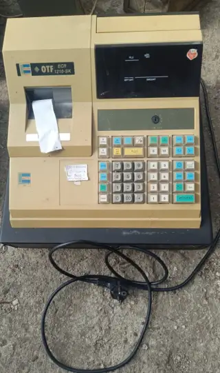 Retro pokladňa OTF ECR 1210-SK + kľúče