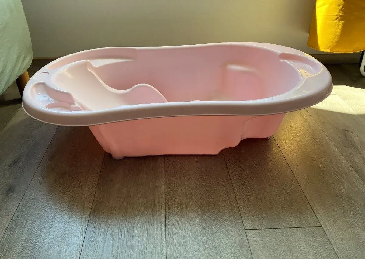 Detská vanička TEGA Baby KOMFORT 2 v 1 – svetloružová