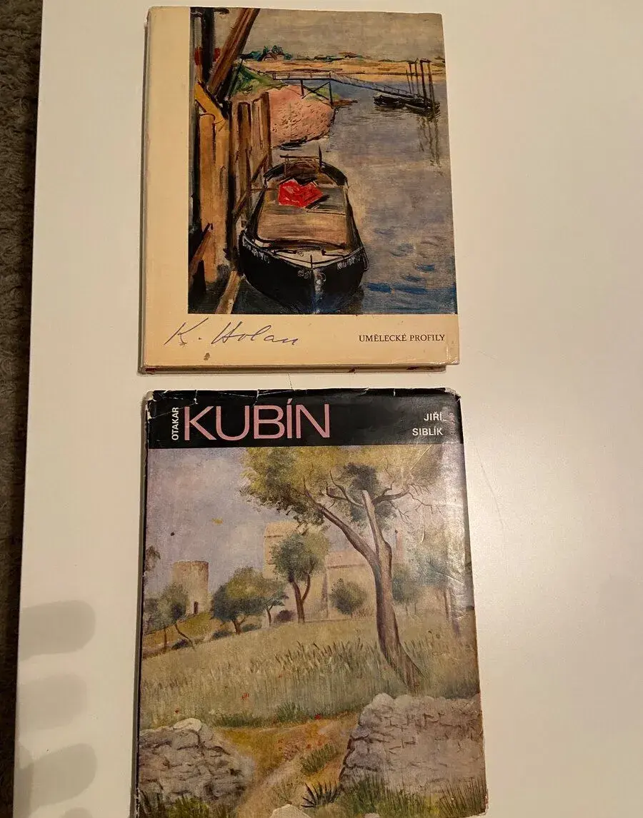 Knihy Otakar Kubin a Karel Holan