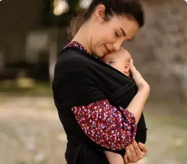 Šatka Boba Wrap - ČIERNA NOVá