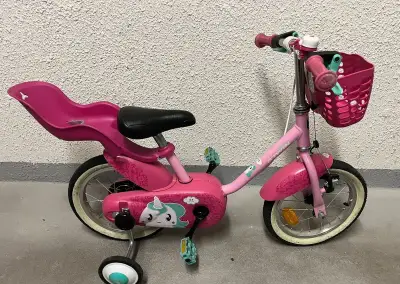 Dievčenský bicykel B'Twin 500 Unicorn 14"