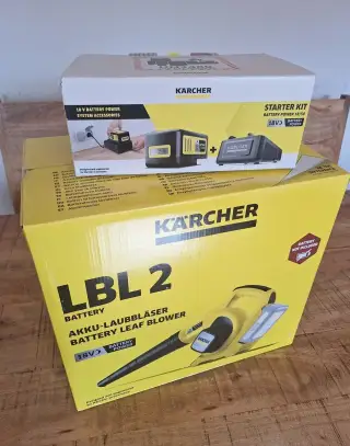 Kärcher BLB2 fukár na listie + nabíjačka