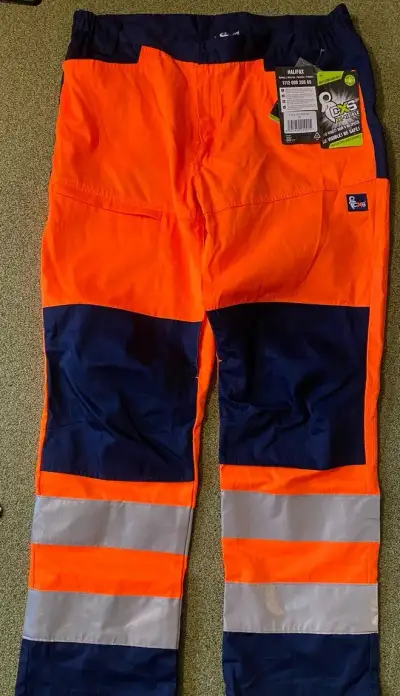 Pracovne nohavice Cxs Halifax výstražné so sieťovinou vel. 5