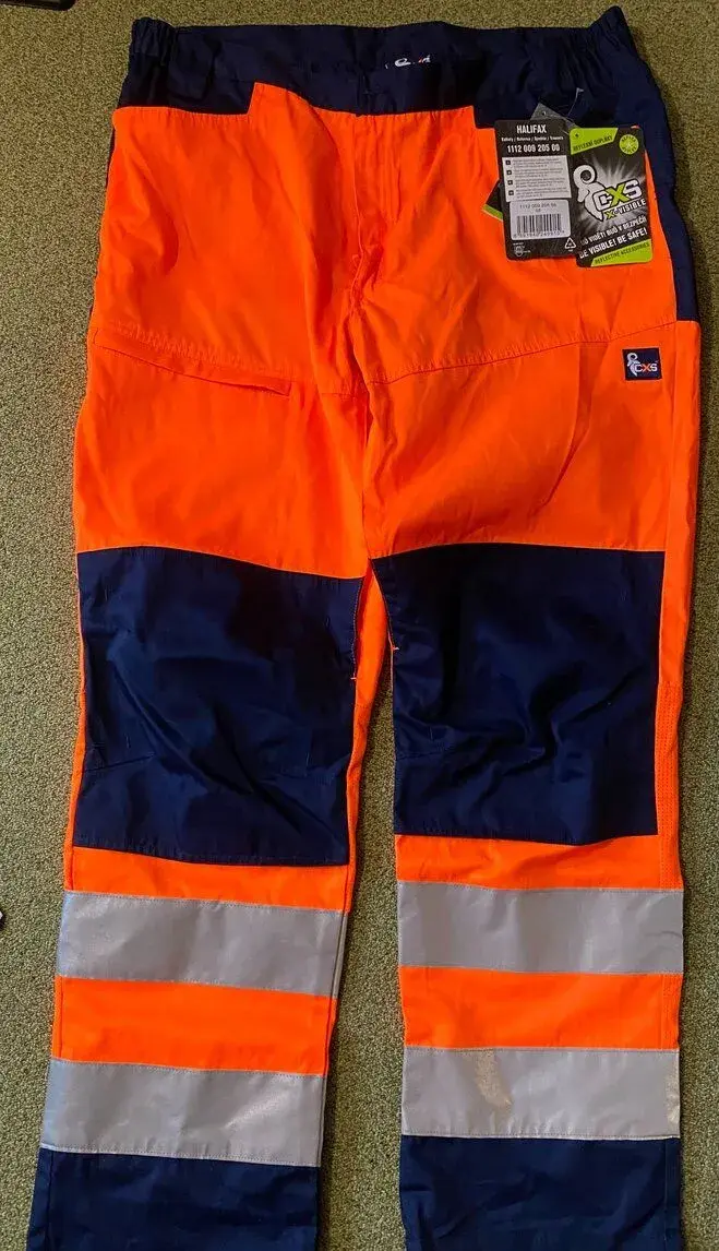 Pracovne nohavice Cxs Halifax výstražné so sieťovinou vel. 5