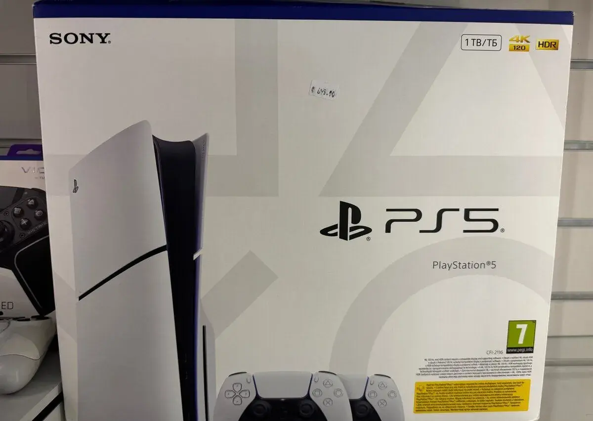 PS5 Slim 1 TB s mechanikou + 2× DualSense (CFI-2116)